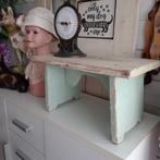 Brocant vensterbank bankje opstapje, Antiek en Kunst, Curiosa en Brocante, Ophalen of Verzenden