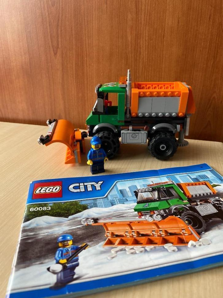 Lego 60083 City, Snow plow truck Sneeuwtruck, Kinderen en Baby's, Speelgoed | Duplo en Lego, Gebruikt, Lego, Complete set, Ophalen of Verzenden