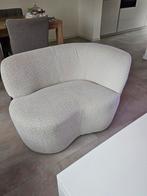 Woood Stone fauteuil creme bouclé., Huis en Inrichting, Banken | Sofa's en Chaises Longues, Ophalen, Eenpersoons, 75 tot 100 cm