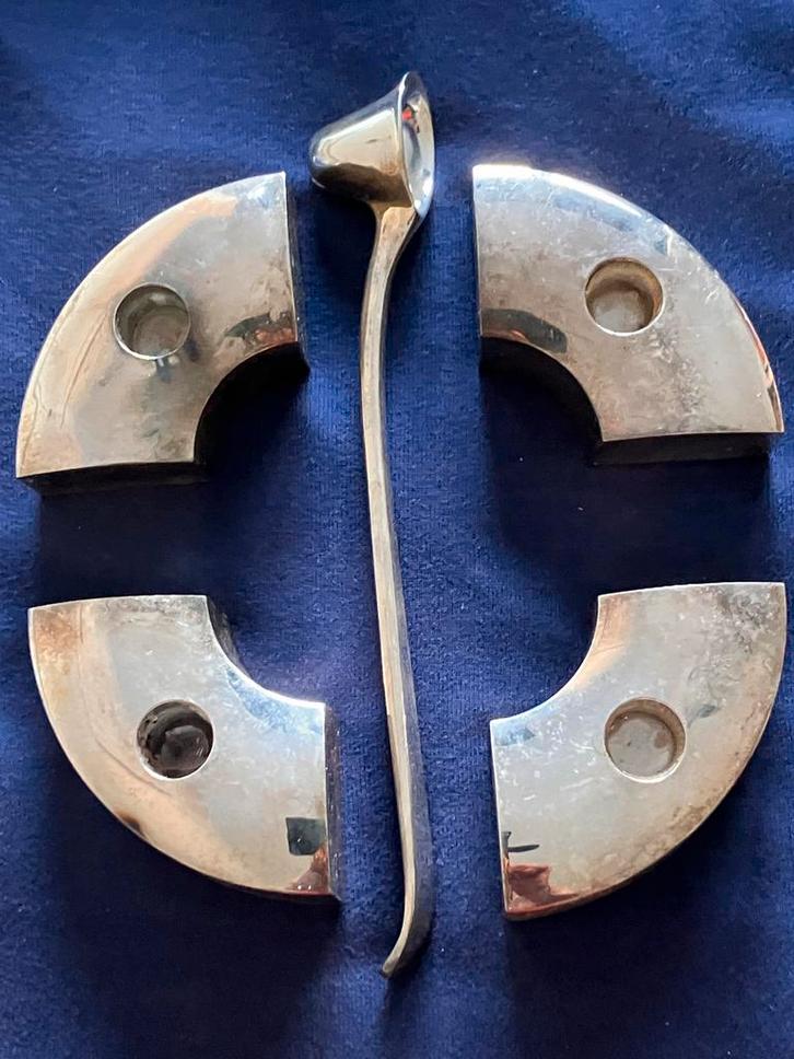 Koninklijke van Kempen & Begeer Kandelaar & Dover, Antiek en Kunst, Antiek | Kandelaars, Zilver, Ophalen of Verzenden