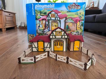 Playmobil Country Manege + Uitbreiding + Springbaan beschikbaar voor biedingen