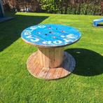 Tuintafel kabelrol (groot) haspel 125cm, Ophalen