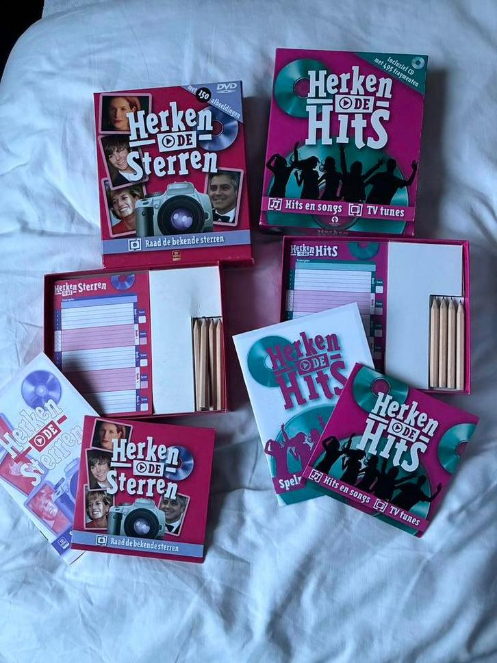 Herken de Sterren & Herken de Hits - Dubbel Plezier!, Ophalen of Verzenden, Zo goed als nieuw