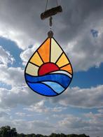 Kleurrijke raamhanger van glas in lood., Ophalen of Verzenden