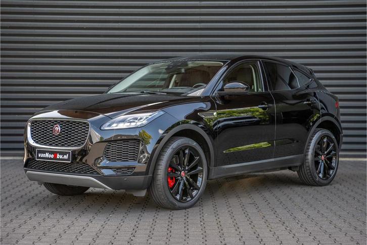 Jaguar E-Pace 2.0 P200 AWD 20'' - Head-up - Black (bj 2019), Auto's, Jaguar, Bedrijf, Te koop, E-Pace, 4x4, ABS, Achteruitrijcamera