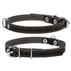 WAUDOG CoLLar Halsband Leder XS Nekom 22-30 cm Zwart KOOPJE!, Dieren en Toebehoren, Ophalen of Verzenden, Handgemaakt, Nieuw