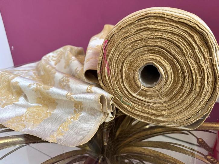 Rol brokaat stof voor stoffering van lampen, tasjes, Hobby en Vrije tijd, Stoffen en Lappen, Nieuw, Katoen, 120 cm of meer, 200 cm of meer