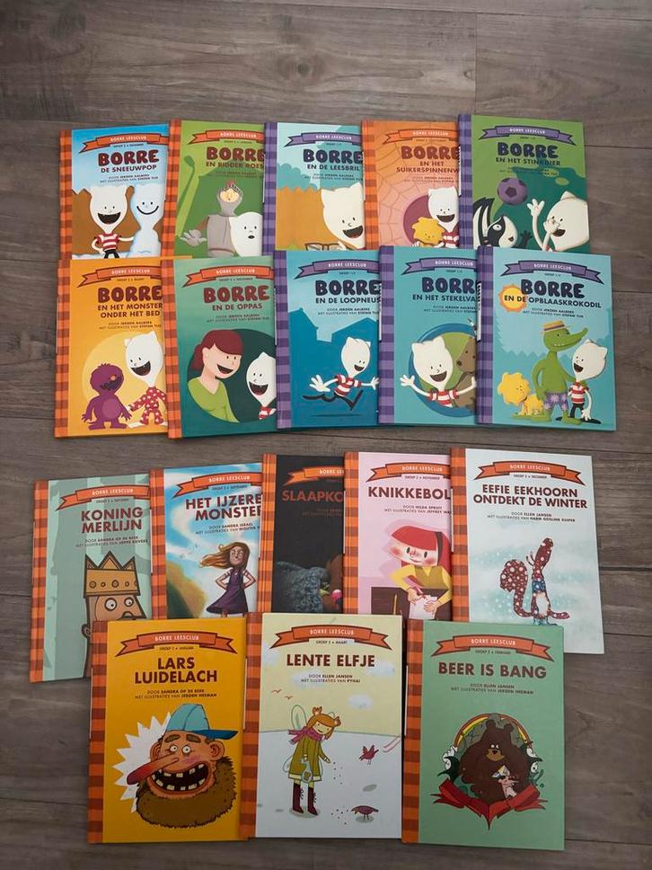 Jeroen Aalbers - Borre de sneeuwpop, Boeken, Kinderboeken | Jeugd | onder 10 jaar, Zo goed als nieuw, Fictie algemeen, Ophalen of Verzenden