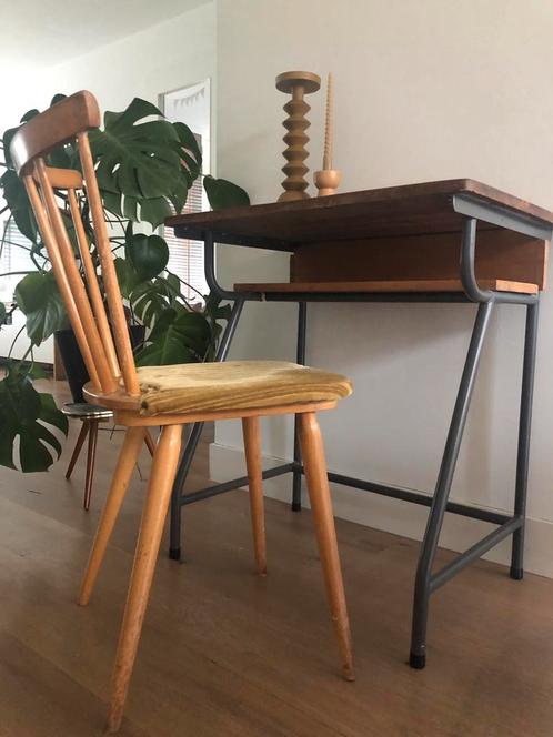 Vintage schoolbankje | kinderbureau, Antiek en Kunst, Curiosa en Brocante, Ophalen