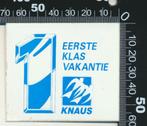 Sticker: Knaus - Eerste klas vakantie (1), Ophalen of Verzenden