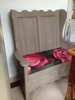 Grenen bankje, Huis en Inrichting, Banken | Bankstellen, Gebruikt, Minder dan 75 cm, Tweepersoons, Ophalen of Verzenden