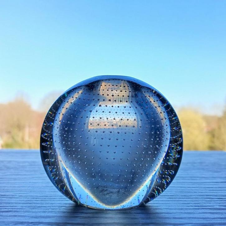 Bolvaas Spijkerglas Leerdam Copier Serica, Antiek en Kunst, Antiek | Glas en Kristal, Ophalen of Verzenden