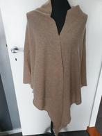 Repeat cashmere driehoek omslagdoek. Kleur taupe., Repeat, Verzenden, Maat 46/48 (XL) of groter, Nieuw