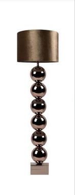 Bronze Bol Vloerlamp, Ophalen, Zo goed als nieuw, Metaal, 100 tot 150 cm