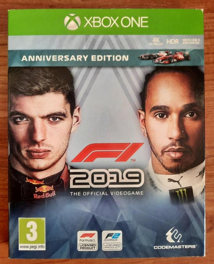 F1 2018 en 2019 voor de Xbox one, Spelcomputers en Games, Games | Xbox One, Zo goed als nieuw, Racen en Vliegen, 1 speler, Vanaf 3 jaar
