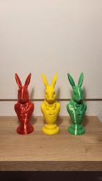 Vastelaovend haasjes rood geel groen carnaval versiering, Ophalen of Verzenden, Nieuw, Versiering, Carnaval
