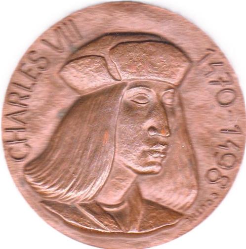 CHARLES VIII 1470 - 1498, Postzegels en Munten, Penningen en Medailles, Overige materialen, Verzenden