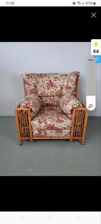 Giorgetti jaren '70 Italiaanse beukenhouten fauteuil, Ophalen of Verzenden, Zo goed als nieuw, Eenpersoons, Minder dan 150 cm