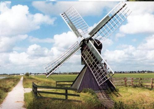 (F435) Ansichtkaart Wirdum Leeuwarden molen Hoogland 1998, Verzamelen, Ansichtkaarten | Nederland, Ongelopen, Friesland, 1980 tot heden
