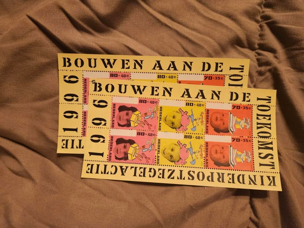 Kinderpostzegels 1996 - Bouwen aan de Toekomst postfris, Ophalen of Verzenden, Na 1940, Postfris