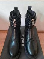 Sacha Leren Laarsjes Dames - Maat 39 - Nieuw, Kleding | Dames, Schoenen, Zwart, Lage of Enkellaarzen, Nieuw, Ophalen of Verzenden