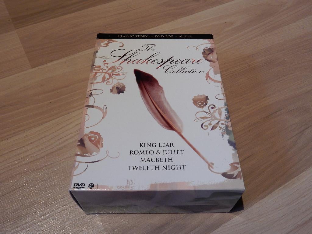 Dvd box: The Shakespeare Collection – 4 Klassiekers, te koop, Alle leeftijden, Drama, Ophalen of Verzenden, Zo goed als nieuw