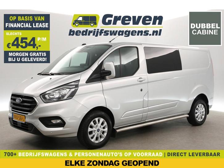 Ford Transit Custom 300 2.0 TDCI L2H1 Limited | DC | Airco |, Auto's, Bestelauto's, Bedrijf, Te koop, ABS, Airbags, Airconditioning