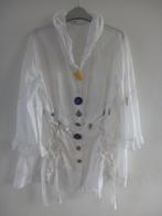 Lange blouse / tuniek van Elisa Cavaletti, Wit, Maat 46/48 (XL) of groter, Ophalen of Verzenden, Zo goed als nieuw