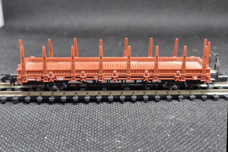 Arnold - rongenwagen onbeladen (7154), Hobby en Vrije tijd, Modeltreinen | N-Spoor, Gebruikt, Wagon, Gelijkstroom, Arnold, Ophalen of Verzenden