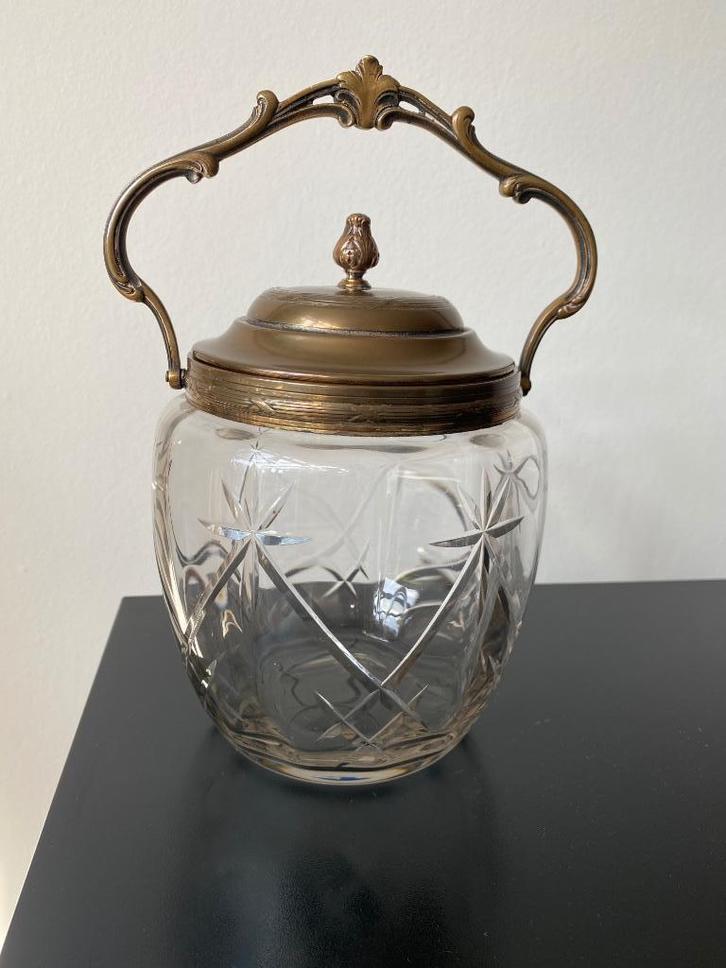 Koekjes pot, Antiek en Kunst, Antiek | Glas en Kristal, Ophalen of Verzenden
