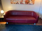 Rolf Benz 6000 3-zits lederen bank, Huis en Inrichting, Ophalen, Gebruikt, Driepersoons, 200 tot 250 cm