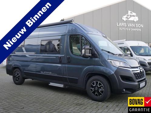 Pössl Summit 600 Plus, 6 Meter Buscamper, Dwarsbed!, Citro, Caravans en Kamperen, Campers, Bedrijf, Bus-model, tot en met 2, Pössl