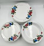 Vintage set borden van Lilien porzelan Austria Alpenflora, Antiek en Kunst, Ophalen of Verzenden