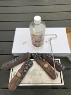 Bio Ethanol brander met 10 flessen en 8x nephout, Ophalen of Verzenden, Zo goed als nieuw, Overige soorten