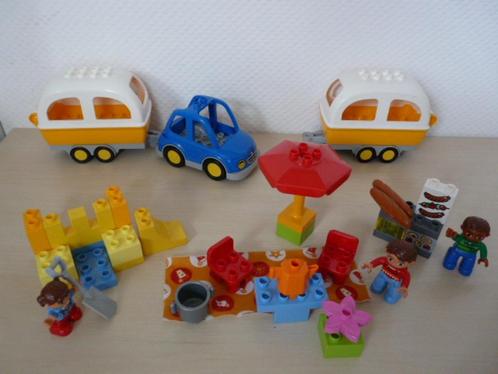 * Duplo: 10602 Kampeer set met extra caravan *, Kinderen en Baby's, Speelgoed | Duplo en Lego, Gebruikt, Duplo, Complete set, Ophalen of Verzenden