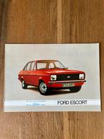 Ford Escort mk2 brochure 7/79 met RS2000, Verzenden, Zo goed als nieuw, Ford