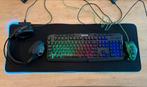 Battletron game muis, toetsenbord, koptelefoon met microfoon, Computers en Software, Ophalen of Verzenden, Zo goed als nieuw