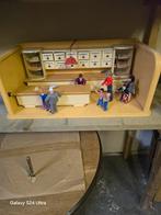 01 Antieke Poppenhuis Winkel met toebehoren, Verzamelen, Poppenhuizen en Toebehoren, Ophalen