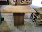 Tuintafel hout 76 x 110, Tuin en Terras, Ophalen, Zo goed als nieuw, Rechthoekig, Hout