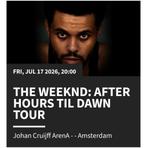 Staanplaatsen (4x) The Weeknd 17-07-2026, Drie personen of meer, Juli