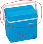Deksel voor Campingaz Isotherm Koelbox - 17 Liter - Blauw, Ophalen of Verzenden, Zo goed als nieuw, Koelbox, Koelelement