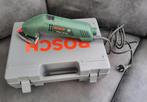 Bosch Delta schuurmachine met koffer, Ophalen of Verzenden, Gebruikt, Minder dan 600 watt, Vlakschuurmachine