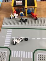 VINTAGE LEGO 6699 CYCLE FIX-IT SHOP mist wiel fiets + plaat, Kinderen en Baby's, Speelgoed | Duplo en Lego, Complete set, Ophalen of Verzenden