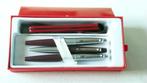 Sheaffer Intrigue Chrome/Aubergine set Vulpen 14K/585 M-nib, Nieuw, Met doosje, Ophalen of Verzenden, Pennenset