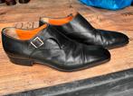 Santoni monks 8 (42 / 43) zwart NP 650, Kleding | Heren, Schoenen, Verzenden, Zo goed als nieuw, Zwart