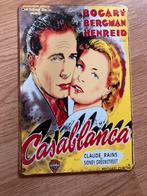 Blikken vintage bordje ‘casablanca’, Ophalen of Verzenden, Zo goed als nieuw