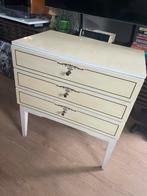 Bijzonder Vintage ladekastje, Huis en Inrichting, Kasten | Ladekasten, Ophalen, Gebruikt, 50 tot 100 cm, 3 of 4 laden