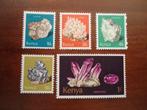 Mineralen Kenya 1977, mi. 96,97,99,100 en 103 postfris, Postzegels en Munten, Overige thema's, Ophalen of Verzenden, Postfris