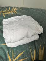 2x Snoozing katoen-satijn topper hoeslaken 90x220cm, Huis en Inrichting, Eenpersoons, Nieuw, Ophalen of Verzenden, Wit
