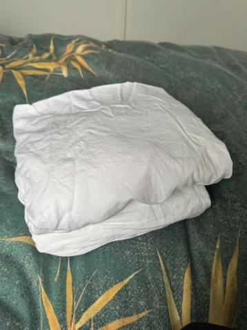 2x Snoozing katoen-satijn topper hoeslaken 90x220cm beschikbaar voor biedingen